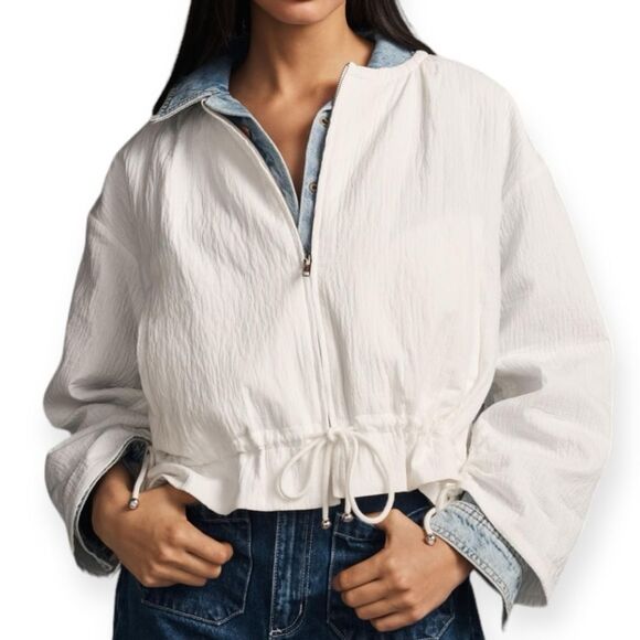 Anthropologie Jackets & Blazers - Anthropologie Maeve Beach Parachute Bomber Jacket NWT